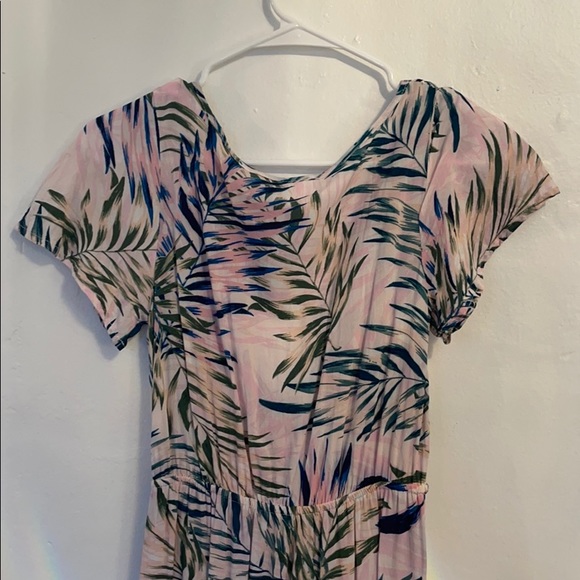 PALM PRINT MAXI DRESS - Picture 6 of 6